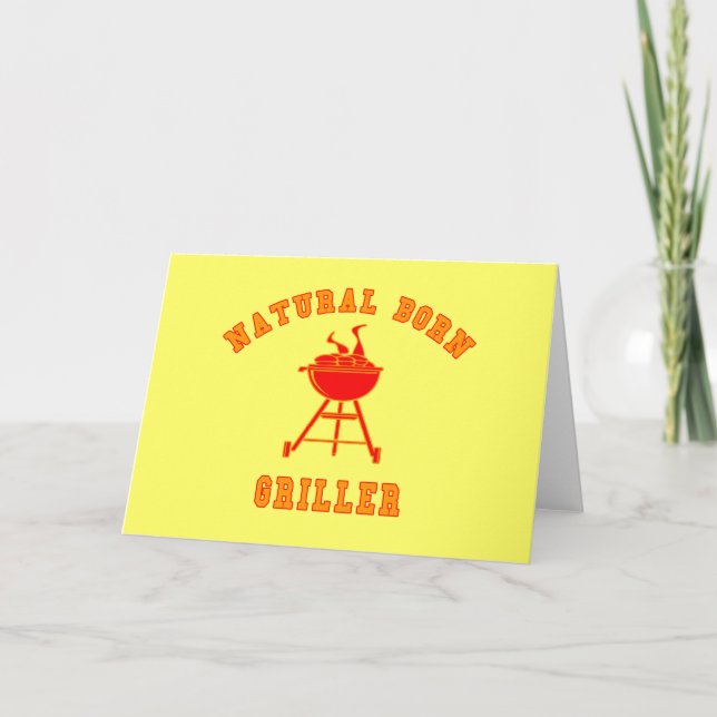 Natural Born Griller Products Card (Front)