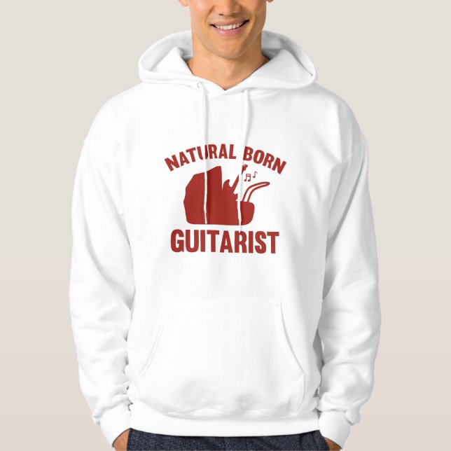 Natural Born Guitarist Hoodie (Front)