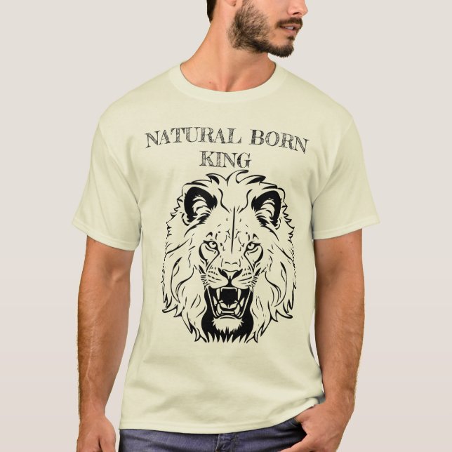 Natural Born King – Lion Crown Tee (Front)