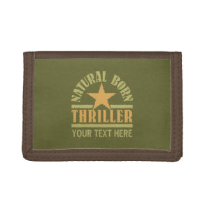 Natural Born Thriller custom wallets