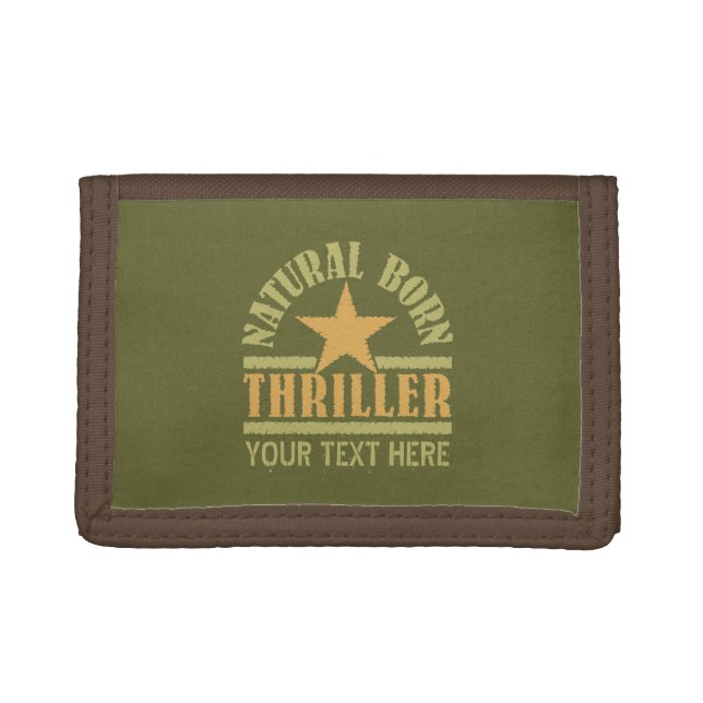 Natural Born Thriller custom wallets (Front)