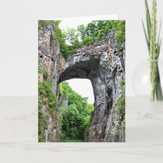 Natural Bridge Card - Customized (Front)