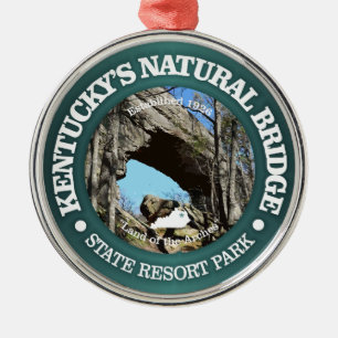 Natural Bridge SRP Metal Ornament
