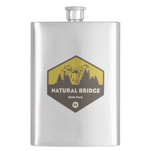 Natural Bridge State Park Virginia Flask
