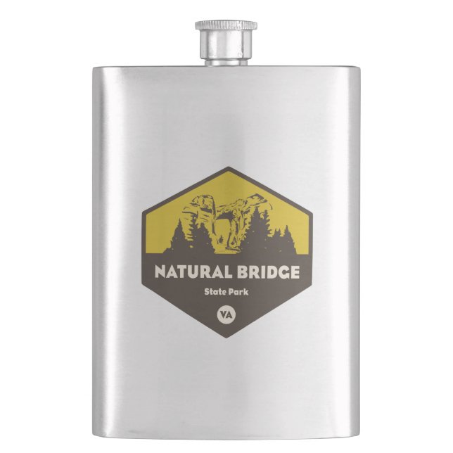 Natural Bridge State Park, Virginia Flask (Front)