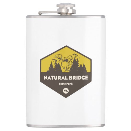 Natural Bridge State Park Virginia Flask