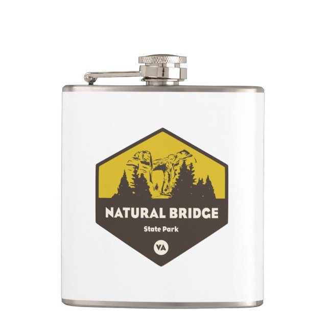 Natural Bridge State Park, Virginia Flask (Front)