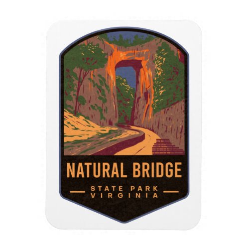 Natural Bridge State Park Virginia Magnet