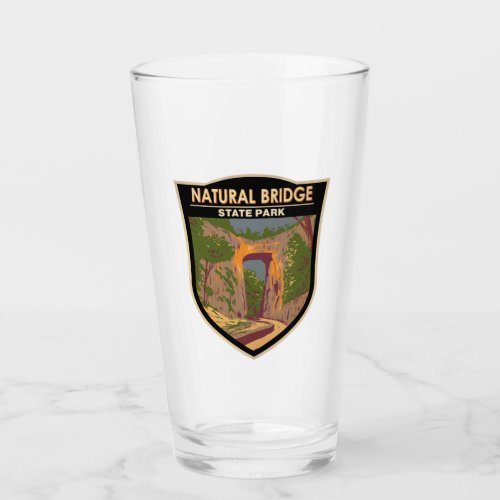 Natural Bridge State Park Virginia Vintage Glass