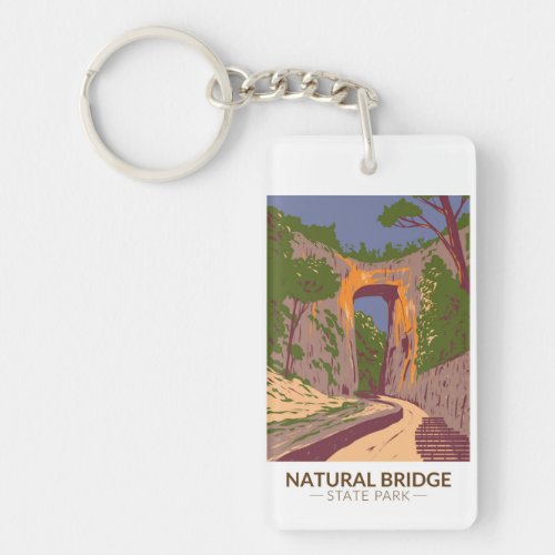 Natural Bridge State Park Virginia Vintage  Keychain