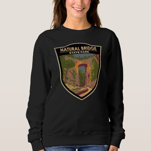 Natural Bridge State Park Virginia Vintage Sweatshirt (Front)