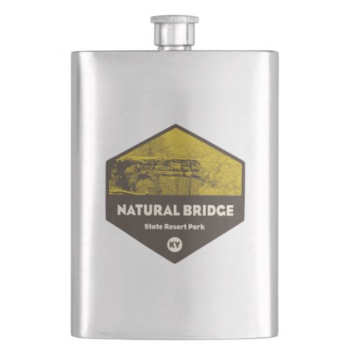 Natural Bridge State Resort Park Kentucky Flask