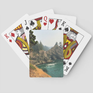 Natural Bridge, Thunder Rock Cove, Oregon Poker Cards