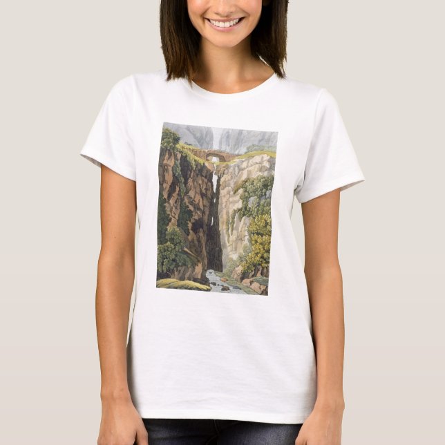 Natural Bridge, Valle d'Icononzo (color litho) T-Shirt (Front)