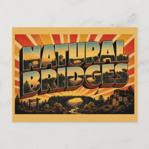 Natural Bridges National Monument Sandstone Arch Postcard