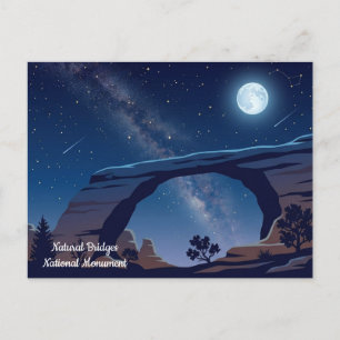 Natural Bridges National Monument Travel Postcard