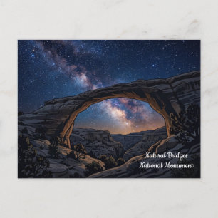 Natural Bridges National Monument Travel Postcard