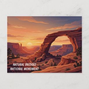 Natural Bridges National Monument Travel Postcard