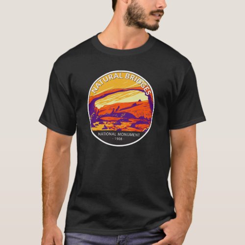 Natural Bridges National Monument Utah Circle T_Shirt