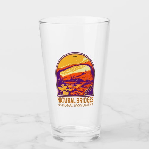 Natural Bridges National Monument Utah Vintage Glass