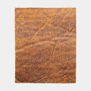 Natural brown leather texturetexture, leather, ski fleece blanket