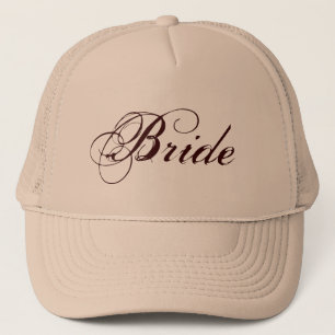 Natural brown theme Bride hat