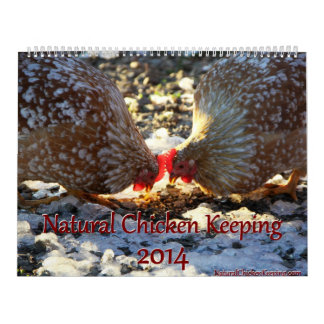 Natural Chicken Keeping '14 Minimalist Calendar LG