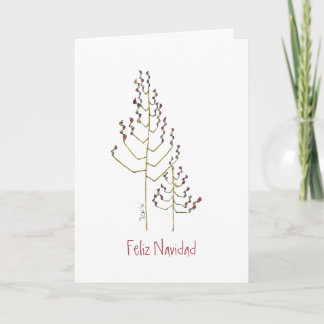 Natural Christmas- Feliz Navidad Holiday Card