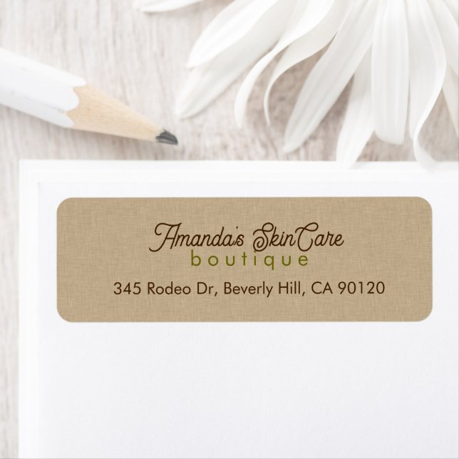 Natural Color Classic Line Texture Label (Insitu)