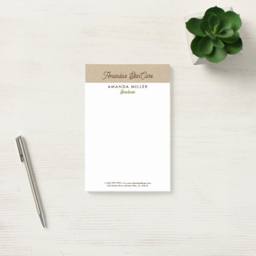 Natural Color Classic Line Texture Post_it Notes