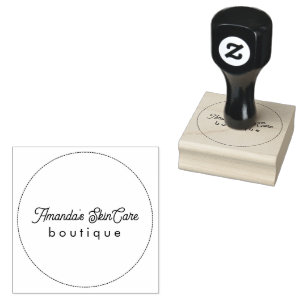 Natural Color Classic Line Texture Rubber Stamp