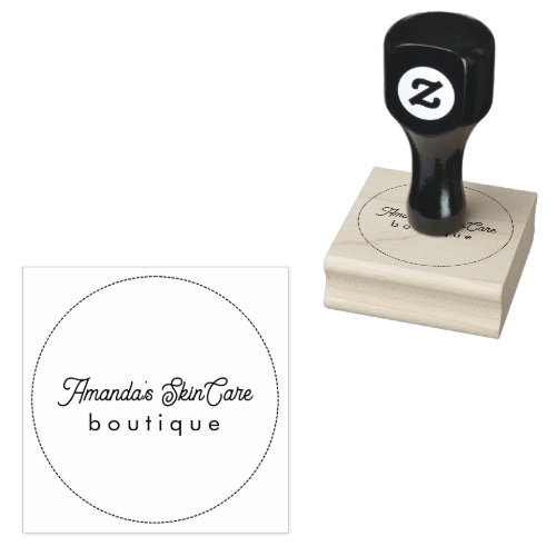 Natural Color Classic Line Texture Rubber Stamp