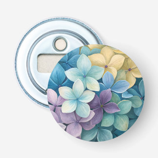 Natural colorful flowers bottle opener