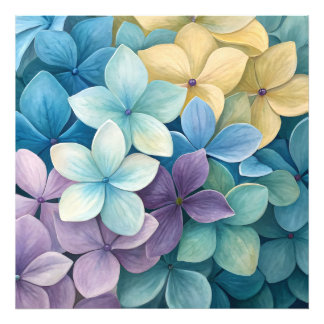 Natural colorful flowers photo print