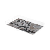 Natural Crazy Lace Agate Photo Acrylic Tray (Angled)