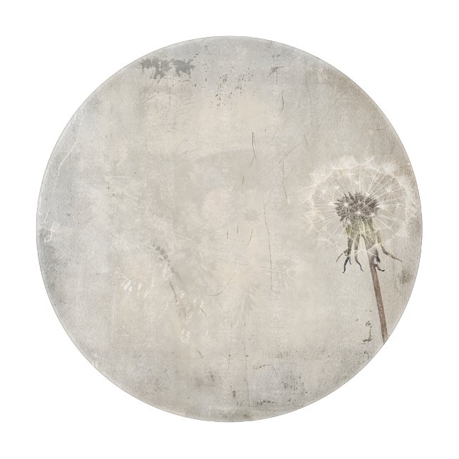 Natural Dandelion Cutting Board (Front)
