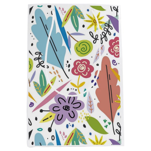 Natural Design Medium Gift Bag (Front)