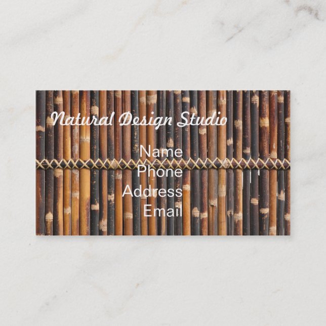 Natural Design Studio Business Card (Front)