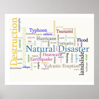 Natural Disaster Art & Framed Artwork | Zazzle