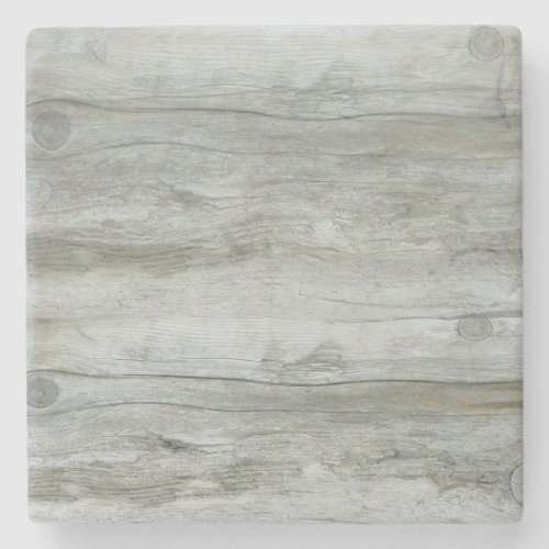 Natural Driftwood Background Texture Stone Coaster
