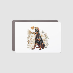 Natural Ear Doberman A Gift For Doberman Lovers Cl Car Magnet