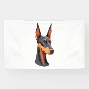 Natural Ear Doberman Banner