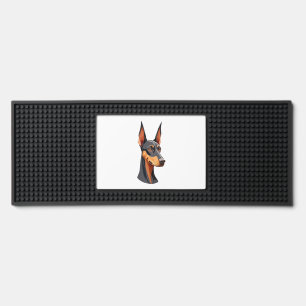 Natural Ear Doberman   Bar Mat