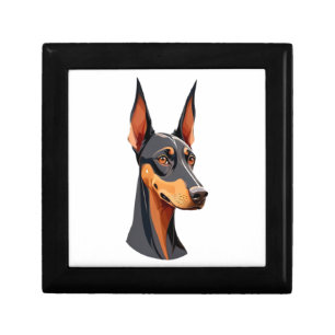 Natural Ear Doberman   Gift Box