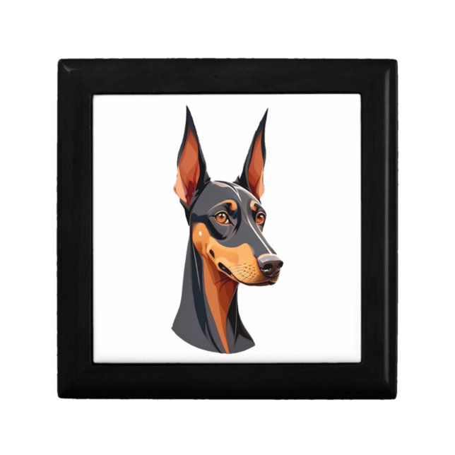 Natural Ear Doberman   Gift Box (Front)