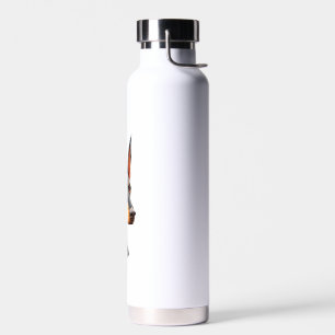 Natural Ear Doberman   Water Bottle