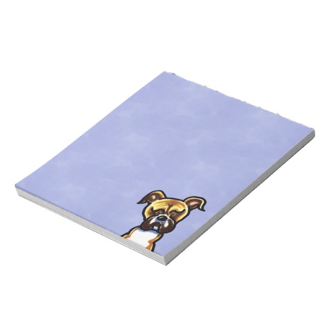 Natural Ears Boxer Face Notepad (Rotated)