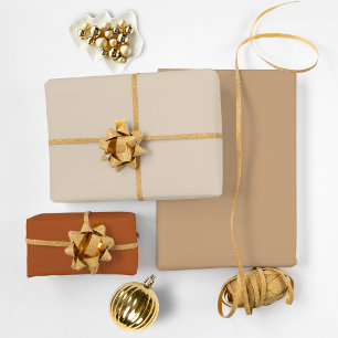 Natural Earthy Wrapping Paper Sheets