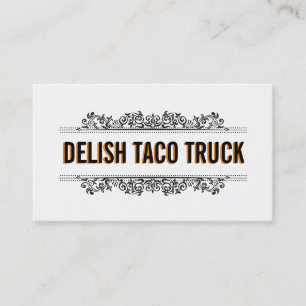 Natural Elements   Food Truck Business Card