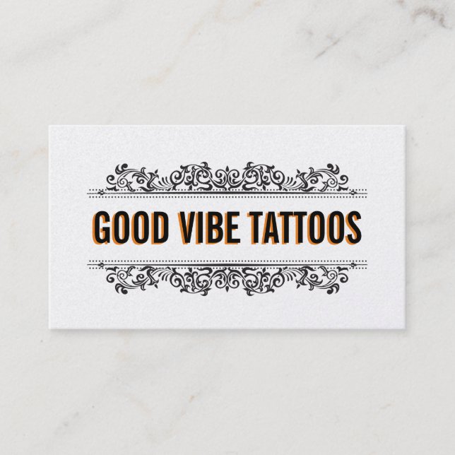 Natural Elements | Tattoos 2 Business Card (Front)